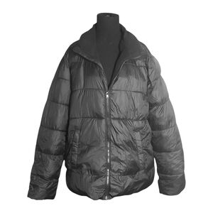 Old Navy Women's Black Lined Puffer Coat Size XL